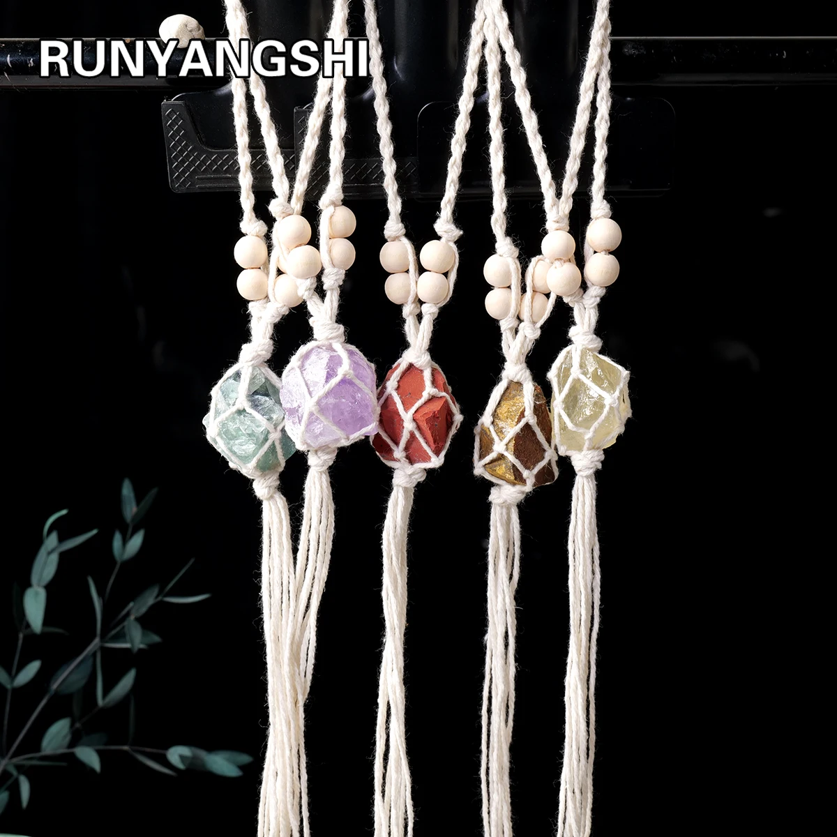 Pierres Précieuses Brutes en Clip Naturel, Bijoux de Récolte d'Massage, Décor de Voiture Vintage, Accessoires pour la Maison, 1 Pièce