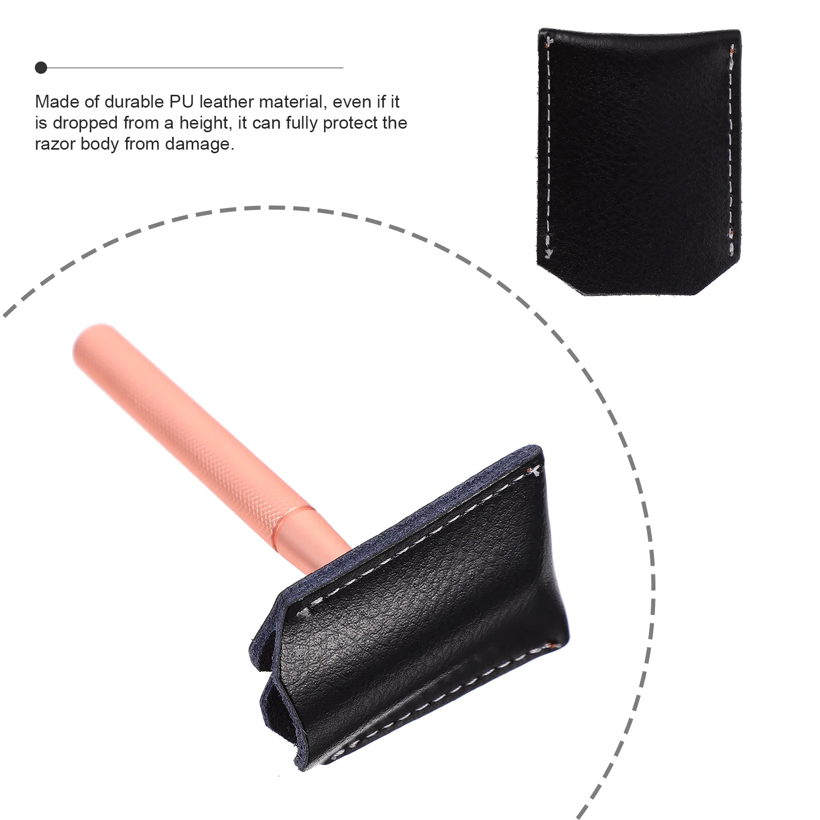 غطاء حماية من البولي يوريثان لآلة الحلاقة الآمنة أثناء السفر، ملحق ماكينة حلاقة متين مقاوم للصدمات وآمن للأصابع