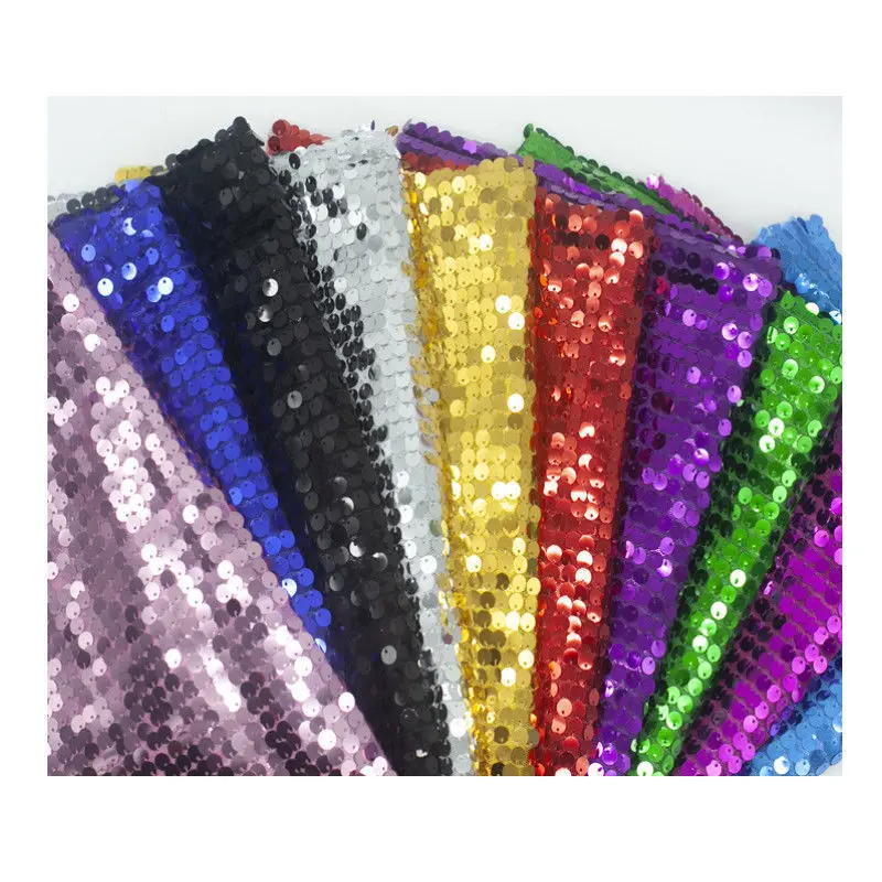 Encrypted Large Sequined Mesh Fabric Curtain Hanging Piece Shiny Bead  Performance Suit Decorative Wedding Background