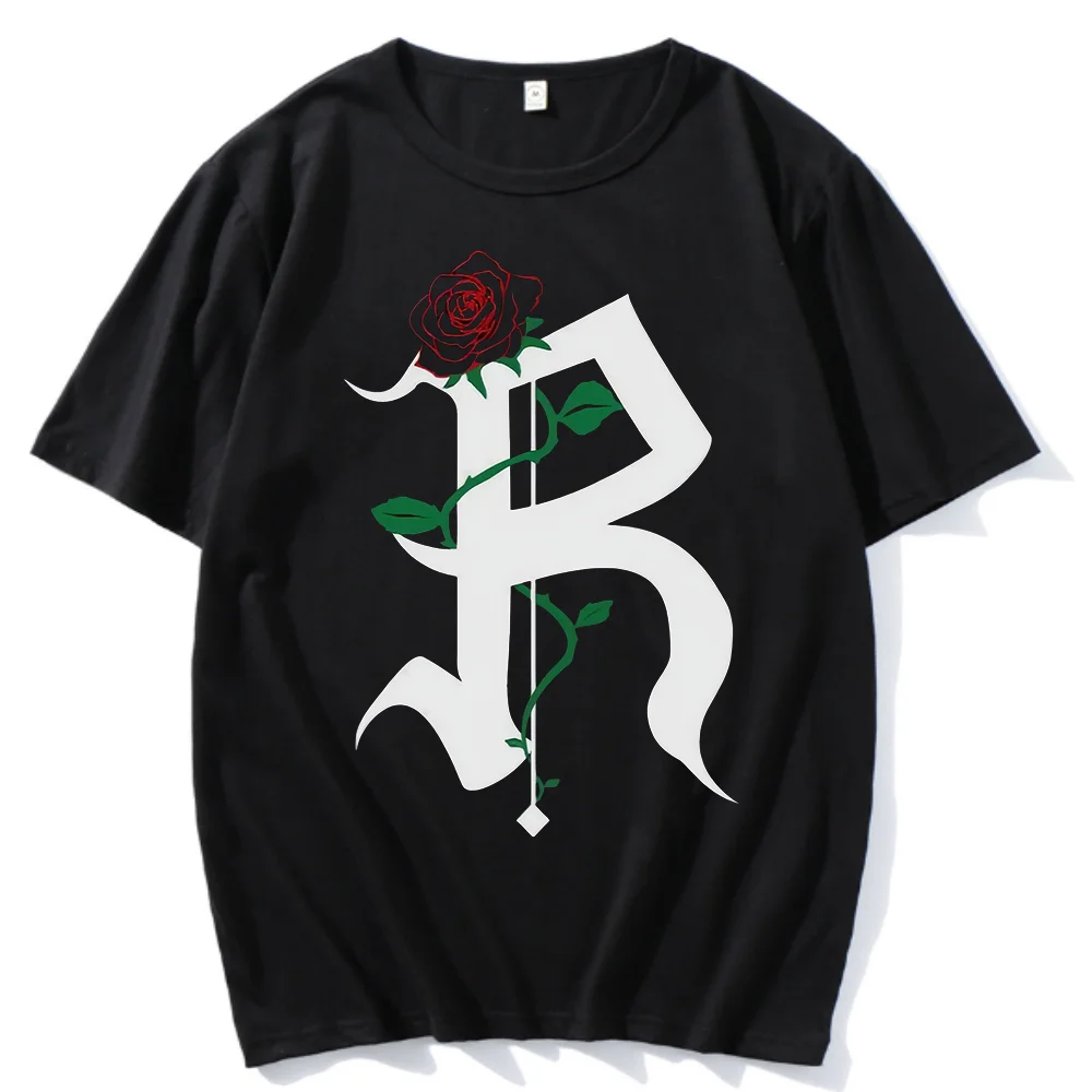 

Rose Love y2k t shirt kawaii Original Graphic ropa de mujer men woman clothing Minimalist Male Female Kpop Neutral Casual tops