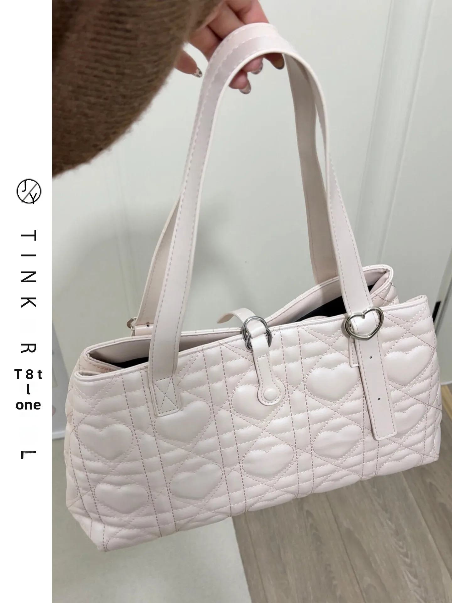 

Новинка 2025, женская большая сумка через плечо Capaci, модная сумка с бриллиантами, пригородная сумка, повседневная простая сумка