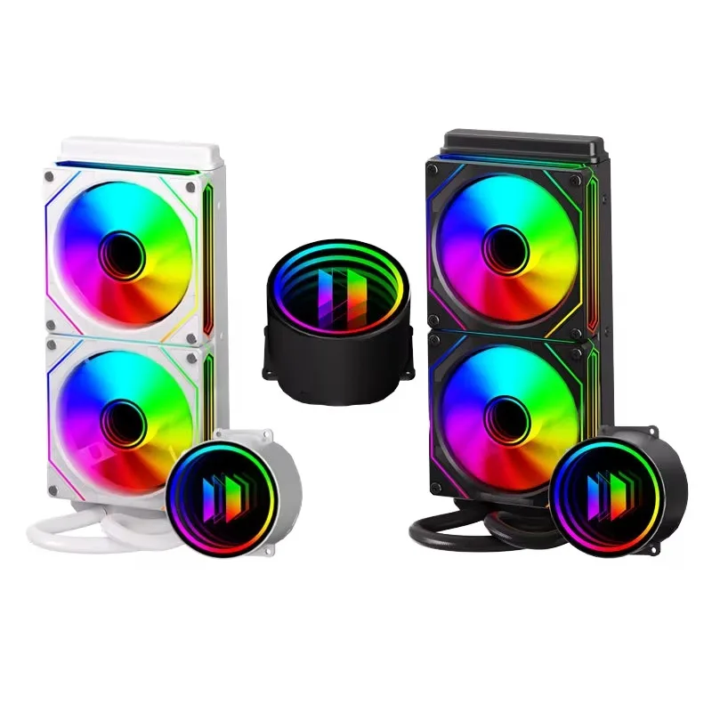 360 Digital Screen KL240 CPU Liquid Cooler Fan Quiet Durable Efficient Compatible With AM4 AM5 X99 I5 Desktop Computer Mainboard