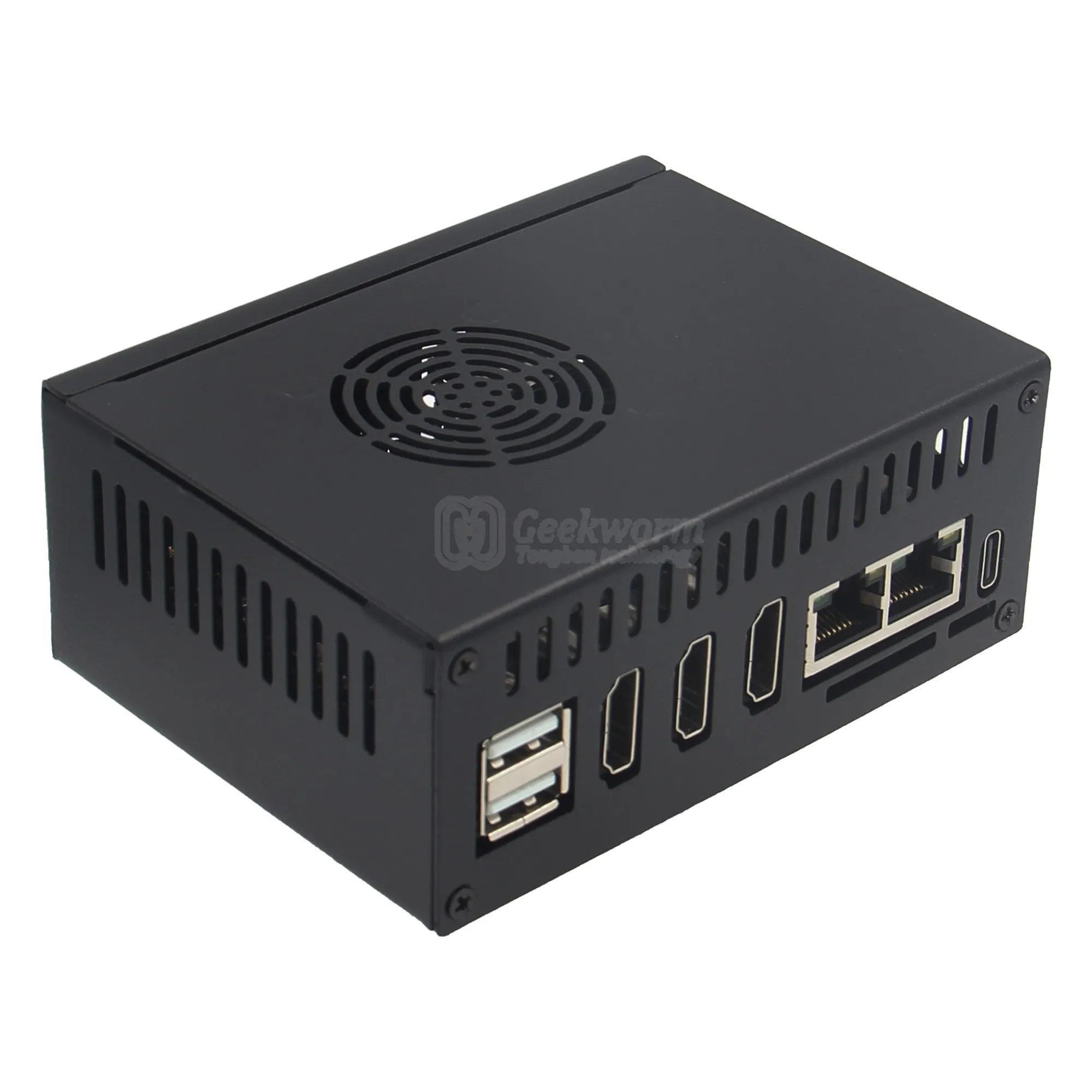 Imagem -06 - Capa para Orange pi Plus N508 Ventilador 4010 Dissipadores de Alumínio 10 mm Adaptador de Alimentação 5v 4a 20w