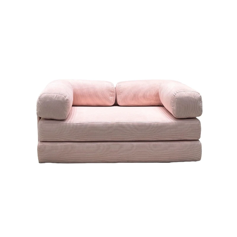 

Medieval style sofa bed Small apartment household module dual-purpose sofa Double three-person compression foldable fabric