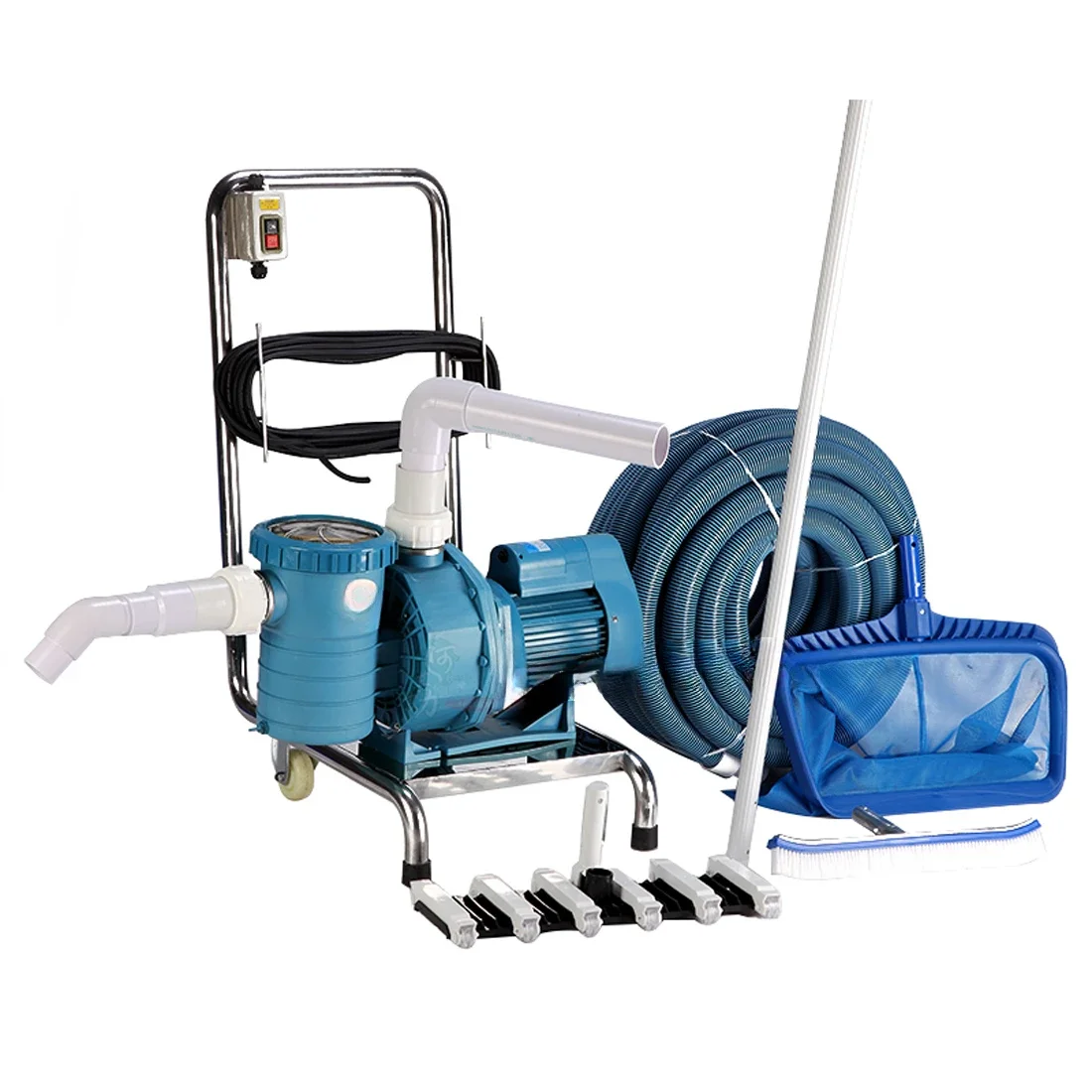 

Swimming Pool Suction Machine Water Pump Manual Cleaning Machine Equipment Fish Pond Underwater Vacuum Cleaner