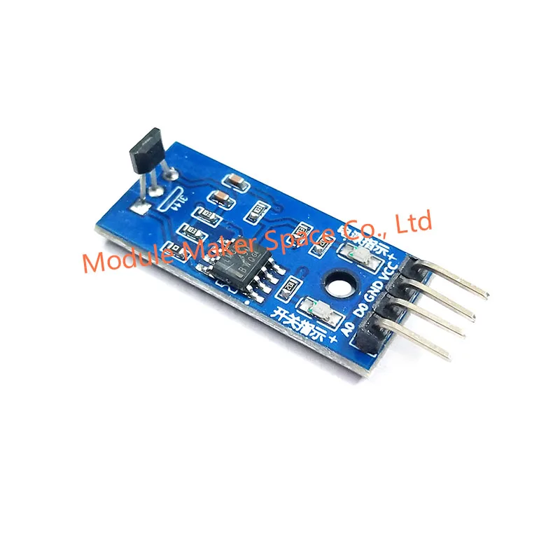 3144E Hall Effect Speed Sensor Module - Motor RPM Measurement, Digital Pulse Output, Magnetic Field Detection for Arduino