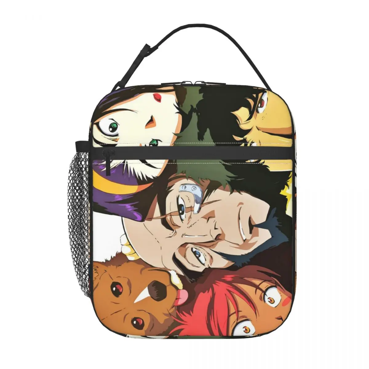 

Сумка для обеда в стиле аниме «Каубой Бибоп», термосумка-холодильник, изолированная сумка для еды для работы, офиса, пикника, портативная сумка-тоут