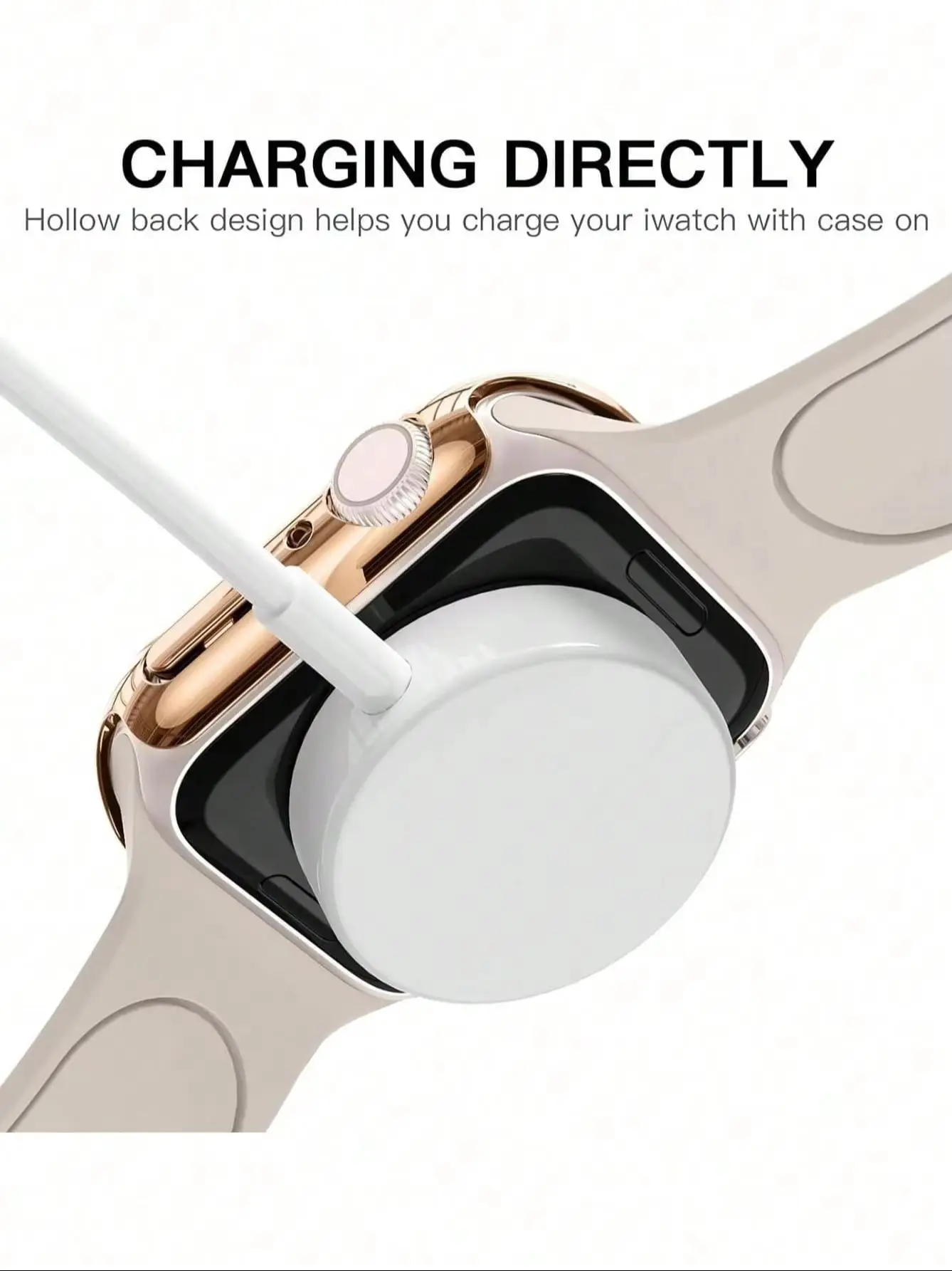 Plating watch Case for Apple Watch 40/41/42/44/45/46mm，Hard PC perforated scratch-resistant protective case，for Series11 10 9876