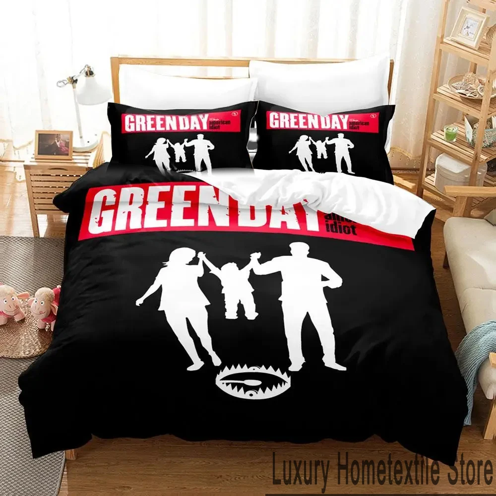 3D Print American dump Green Day Set biancheria da letto copripiumino Set copripiumino federa trapunta king Queen Size ragazzi adulti