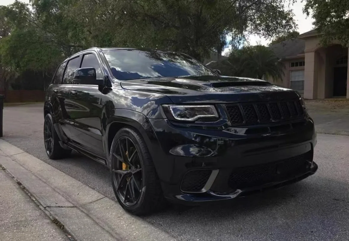 غطاء FRP جيد لسيارة جيب جراند شيروكي 2011-2021 SRT Hellcat غطاء محرك السيارة كابوت لقطع غيار السيارات الكلاسيكية