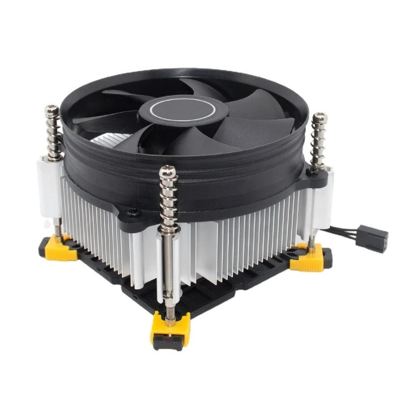 MINI ventilador enfriador CPU, radiador 9cm, ventilador silencioso para enchufe LGA 115X/1200/1356, Enfriador CPU