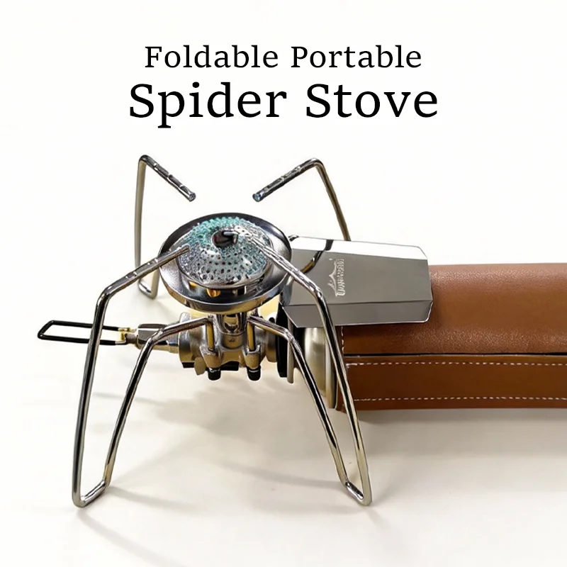 Outdoor Portable Spider Stove High Aesthetic Value Safe And Stable Convenient Storage Design for Camping And Hiking