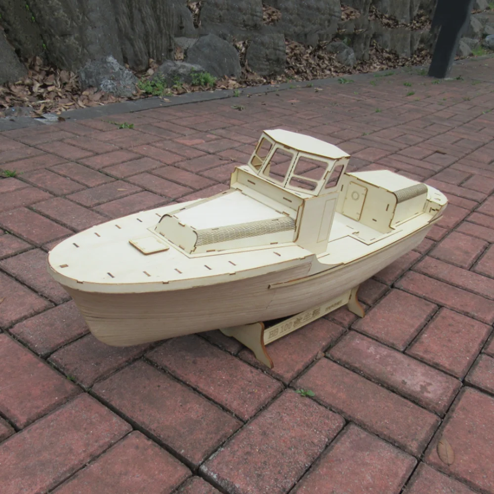 

1/16 Lifeboat KIT Version Wooden Ship Model Remote Control Boat Model Kit Handmade Plate Personal Assembly Boat Toys