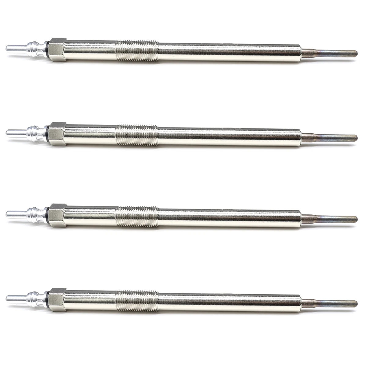 4PCS Diesel Heater Nickel Plating Glow Plugs 4.5V 110651749R For Nissan Pathfinder R51 2010 2011 2012-2025 2.5 dCi Replacement view 2