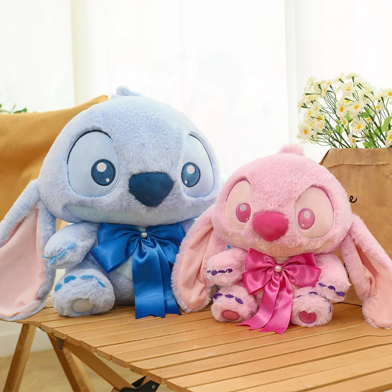 

Kawaii Disney Plush Toy Stitch Stuffed Doll Soft Cuddly Baby Kids Birthday Gift for Girls Cute Sleeping Pillow Pal