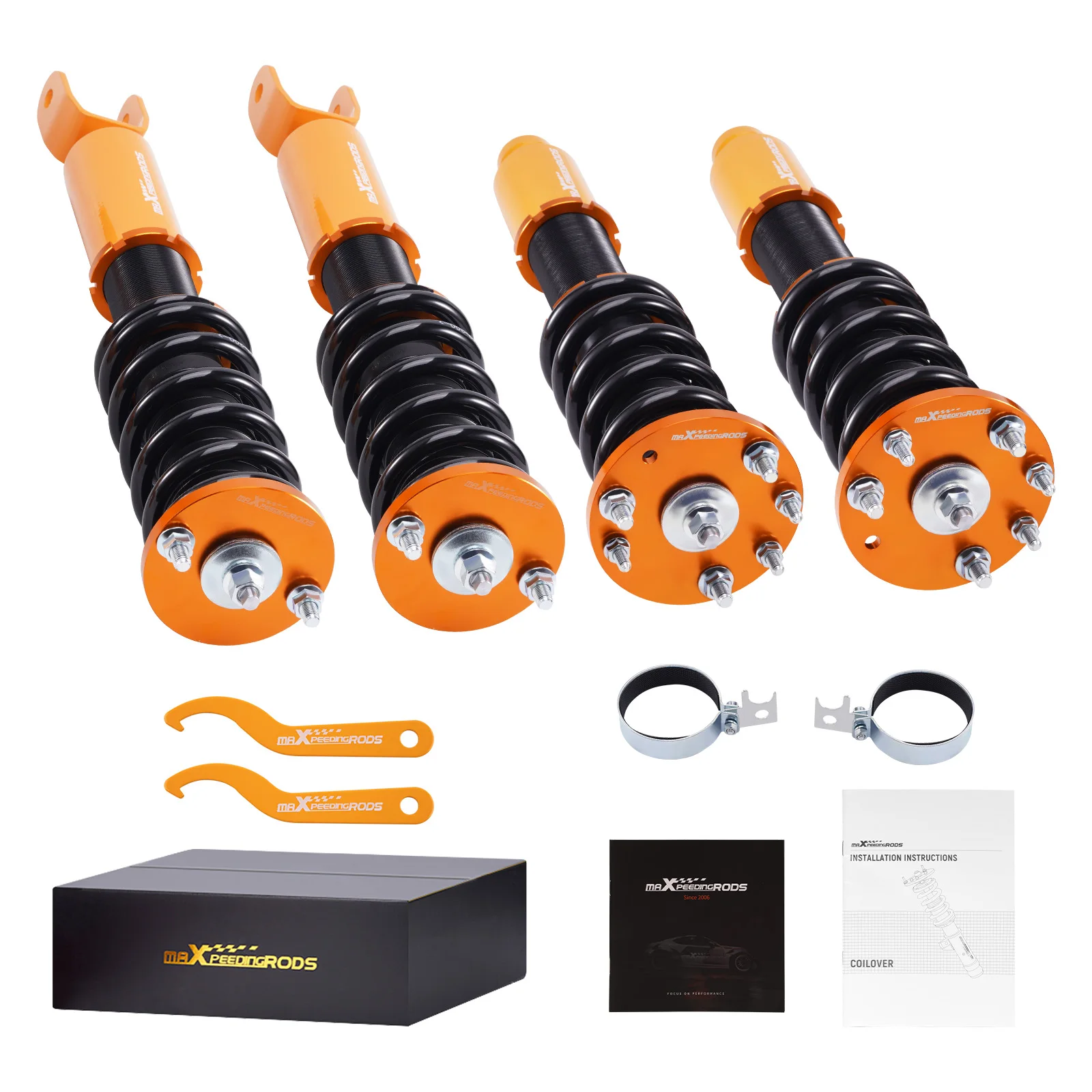 

Coilovers for Acura TSX 2008-2015, for Honda Accord LX,SE,LX-P, Height Adjustable Coilovers Suspension Kit Spring Shock Absorber