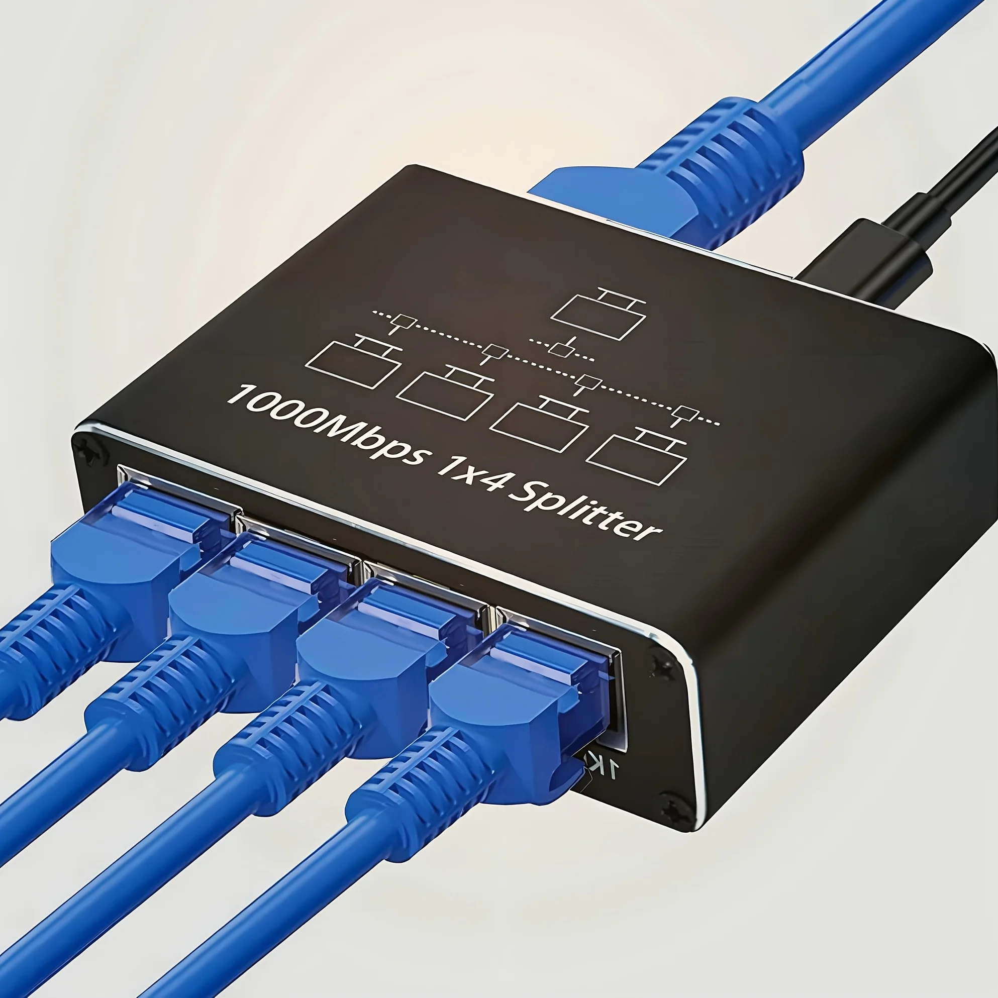 Regaton 5-port Gigabit Network Switch Ethernet RJ45 Network Port Network Cable Connection Switch Network Splitter Cable Expander
