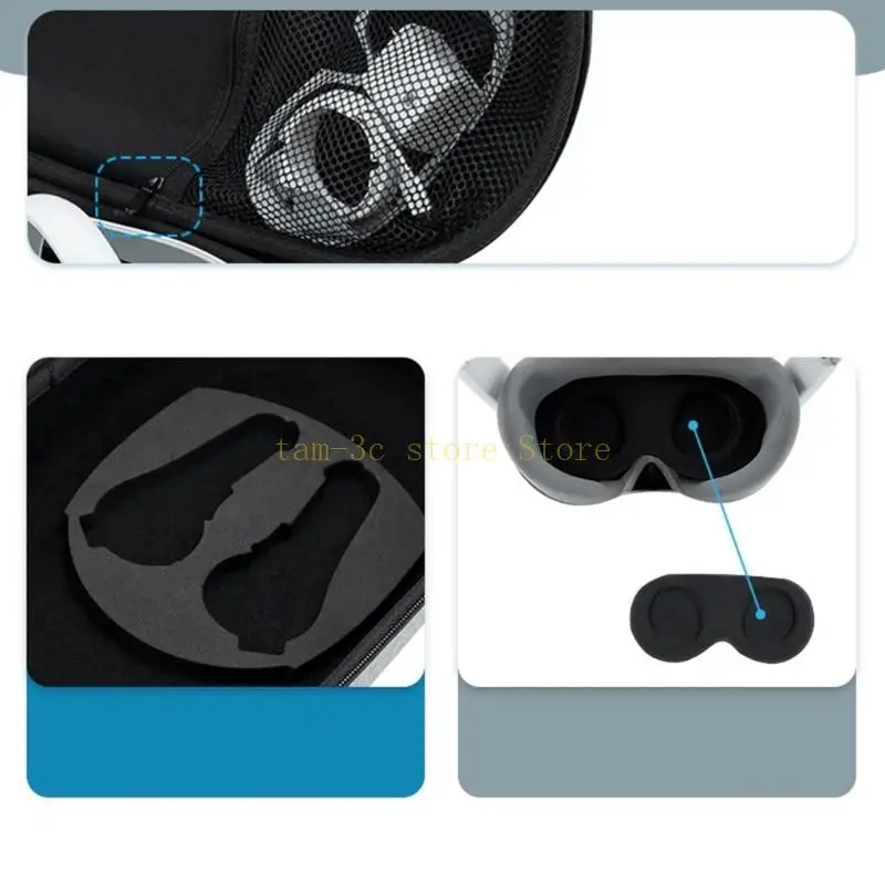 4 헤드셋 하드 EVA 여행용 보관 가방 휴대용 편리한 운반 케이스 방수 파우치 액세서리 D0UA