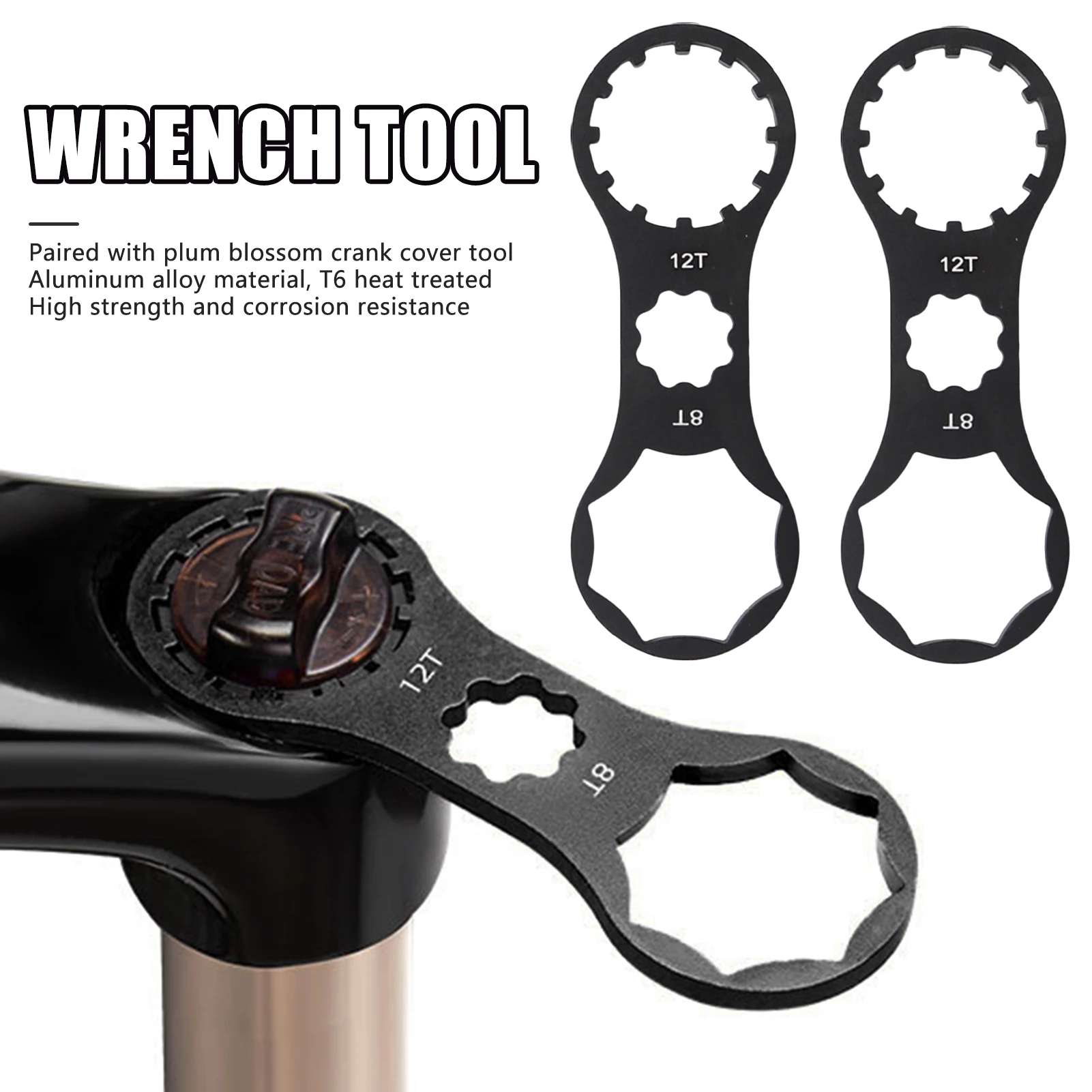 Bike Front Fork Shoulder Cover Wrench Shock Absorber Upper C