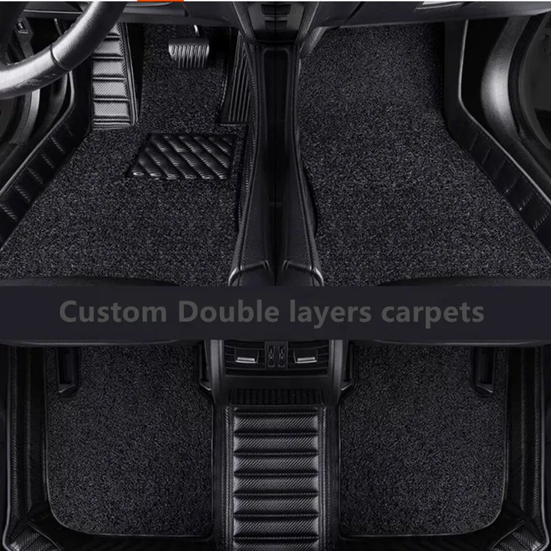 Custom special car floor mats for Alfa Romeo Stelvio 2025-2017 Top Quality waterproof double layers carpets for Stelvio 2023