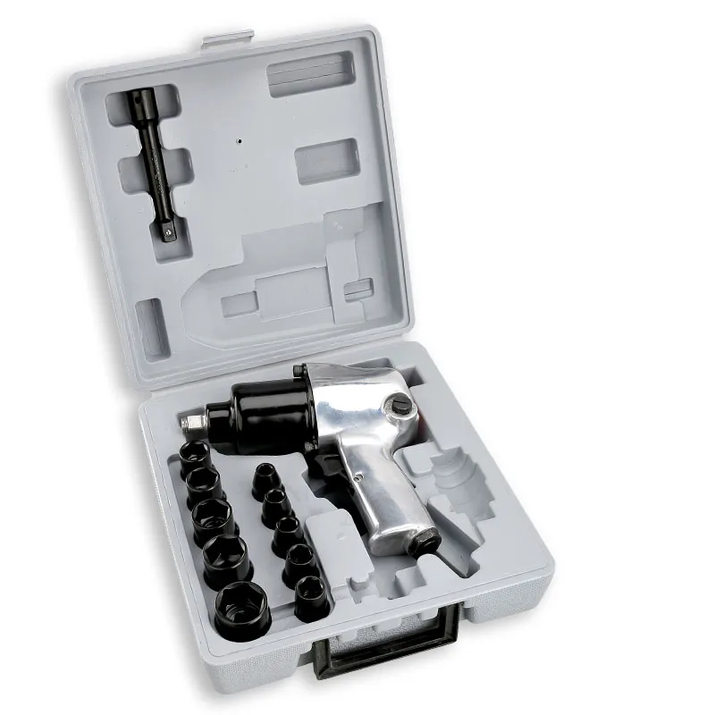 

Air Pneumatic Wrench 1/2" Hand Held Piston Hammer Gun Impact Spanner Large Torque Sleeve Tools