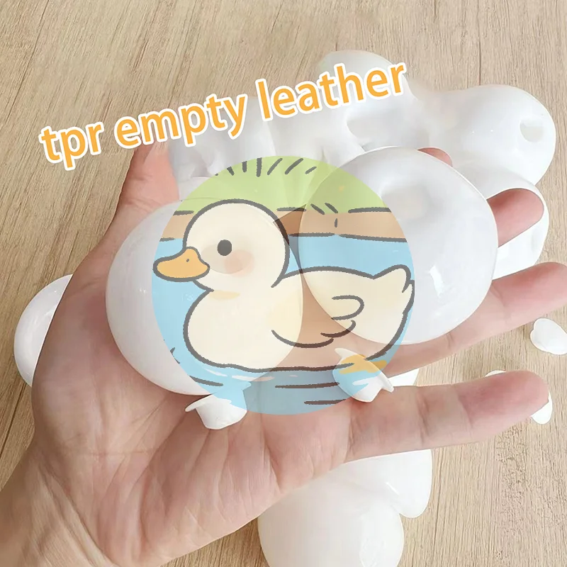 1PC Sphere Jewelry TPR Casting Molds Ultra Thin Milk Fragrance Fluid Milk White Color Ball Leather DIY Filling Slow Rebound Toys