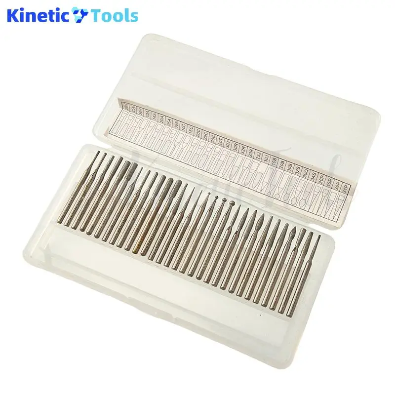 30 Buah Mata Bor Manikur Kepala Gerinda Kuku untuk Kuku Buatan Alami Alat Pemoles Pengamplas Tahan Lama Penggunaan Salon Rumah