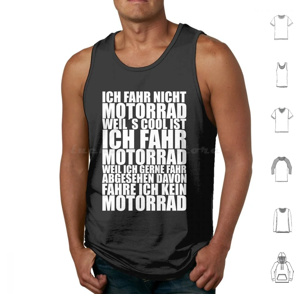 I Don't Ride A Motorcycle... Tank Tops Print Cotton Dragon Lord Dragon Game Lair Altschauerberg Emskirchen Motorcycle 1510