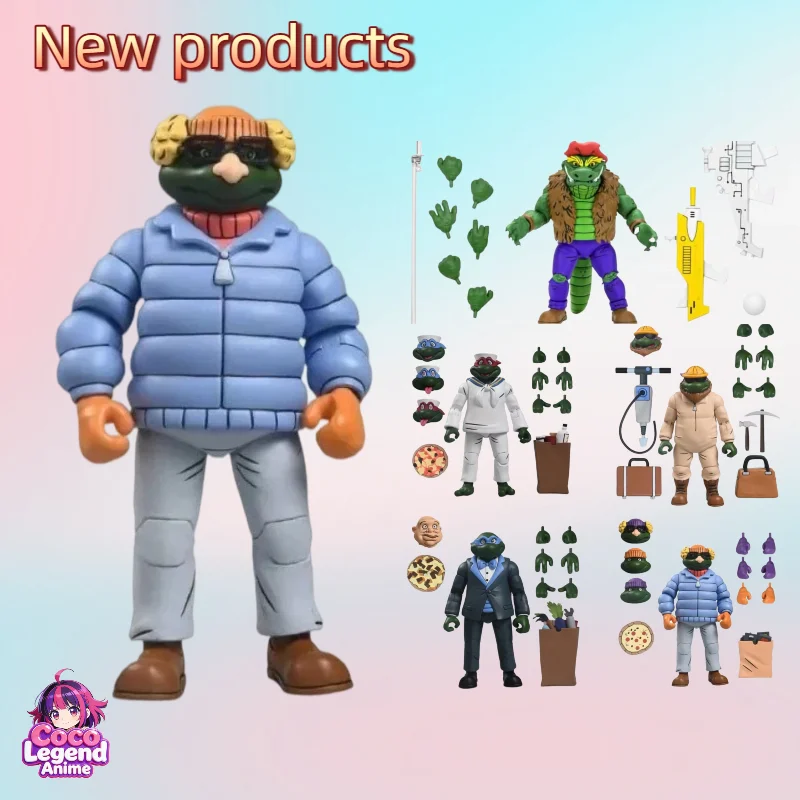 Image of Heißer Verkauf Neue Produkte NECA Divine Turtle Target Exclusive Leonardo Donatello Michelangelo Raphael Cue Tip Actionfiguren Spielzeug