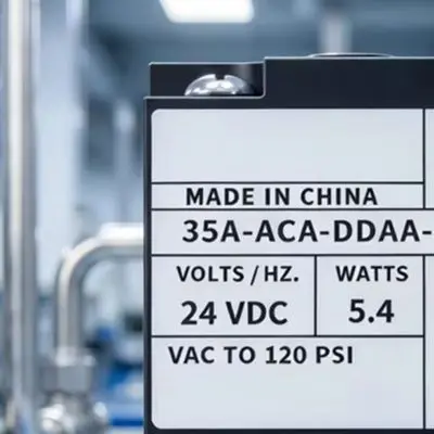 1/8in BSPP Solenoid Valve 24V DC High Thermal Conductivity Aluminum Housing for Demanding For Automation Environments