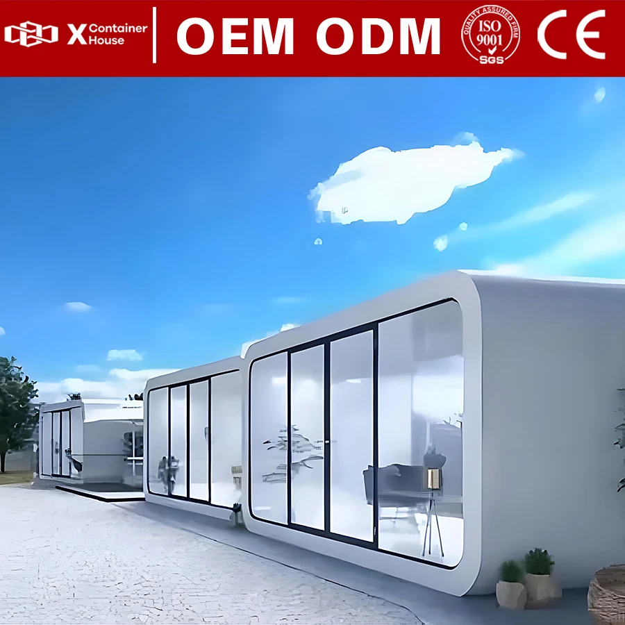 Capsule House Prefabricated Houses Housing Modules Apple Capsule Home Buildings Prefab Modular Container Office Building Module