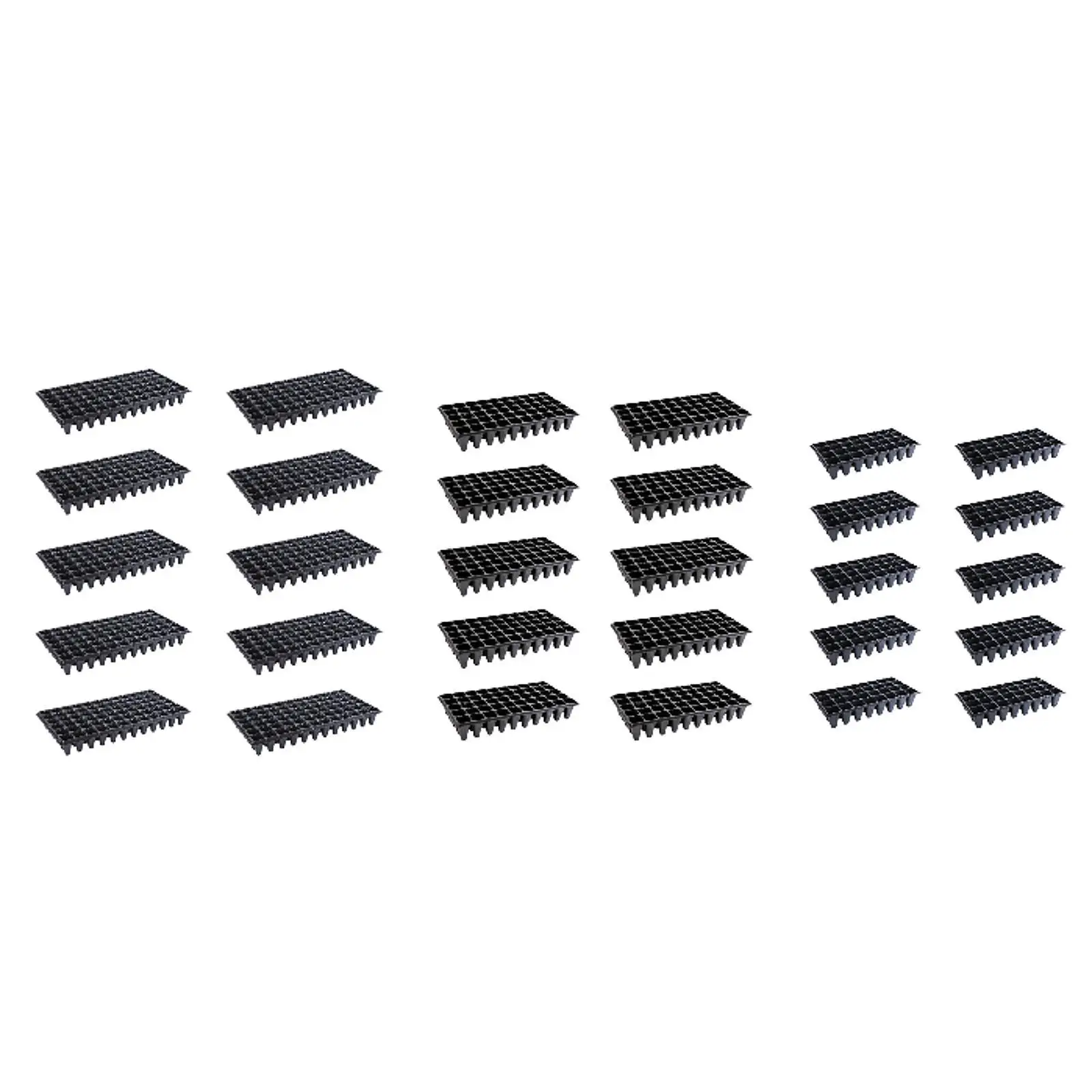 10 Pieces Seedling Nursery Starting Tray PP Material for Plant Propagation