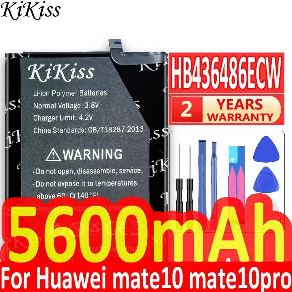 

Durable 5600Mah HB436486ECW For Huawei Mate 10 20 Mate10 Pro P20 Honor View V20 Mobile Phone Battery