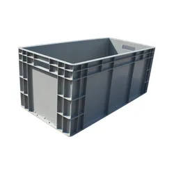 Rectangle Turtle and Fish Tank Storage Box Thickened Grey Logistic Box for Transit EU Standard Plastic Storage Box