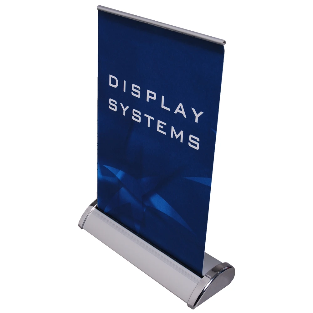 

Mini a3 a4 pull up banner bracket desktop roll up banner mini retractable bracket