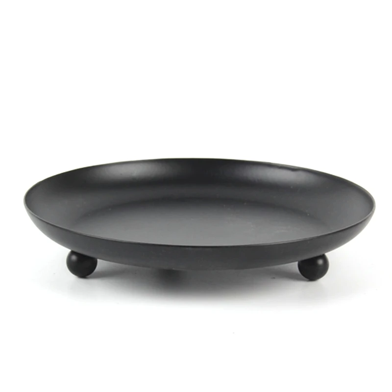 Nordic Round Wrought Iron Centerpiece Tray product image
