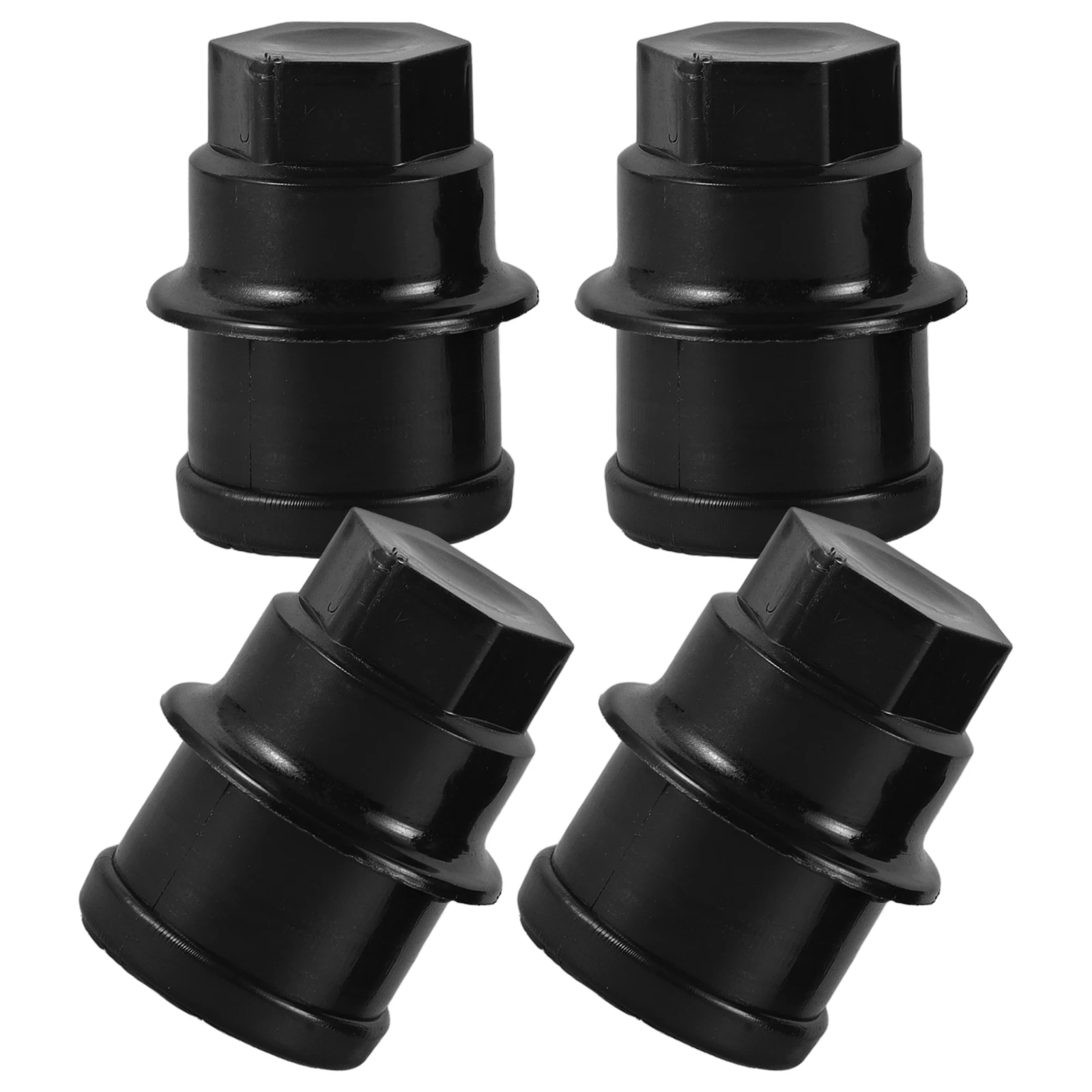 

4 Pcs Hub Nut Cover Lug Covers Kit Caps for Trailer Automotive Wheel Spare Parts Tire Metal Semi