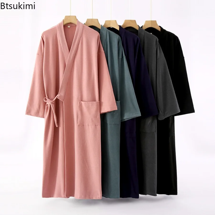 

Autumn Winter Women's Thicken Warm Pajama Robes Solid Soft Two-side Fleece Home Wear Lounge Lace Up Bath Robes Women Nightgown