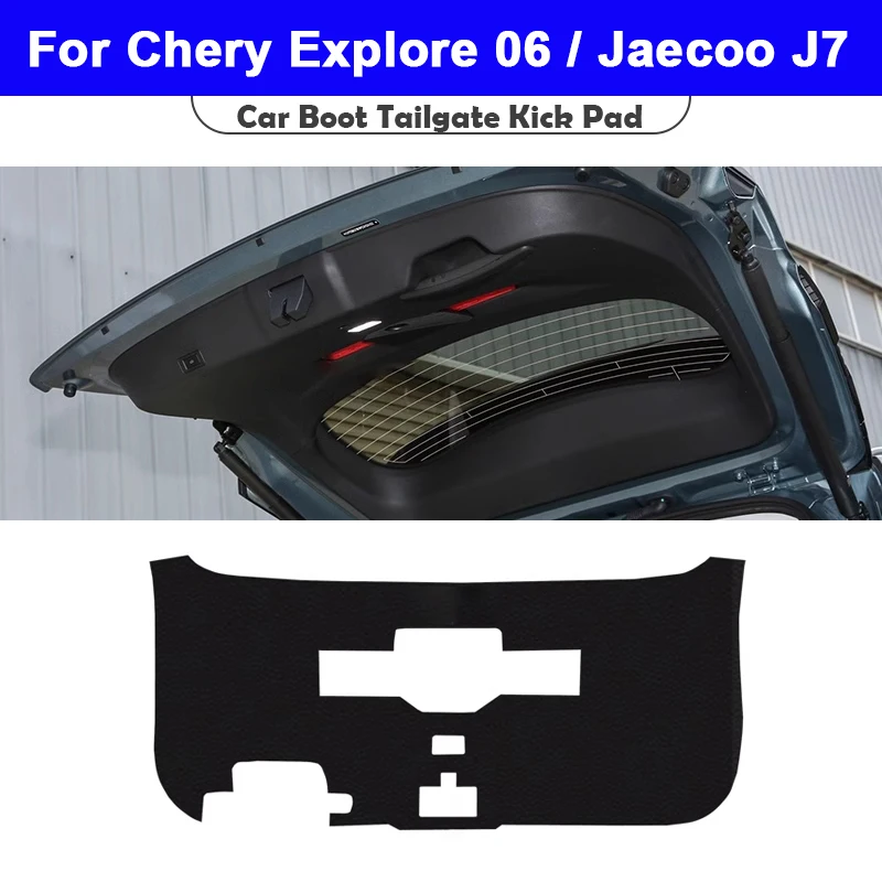

2025 Upgraded Leather Car Tailgate Mat for Chery Explore 06 Jaecoo J7 2023-2025 Anti-Scratch Rear Trunk Liner Waterproof Easy Cl