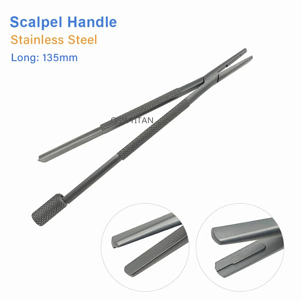 Stainless steel Scalpel Handle knife holder plastic surgery equipment Ophthalmic holding tools Instrument