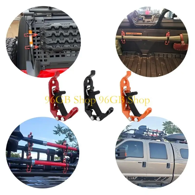 

96GB Quick Install Roof Rack Tool Mount Multifunction Vehicle Roof Rack Clip Keep Shovels Hammers for Shovels Axes Hammers