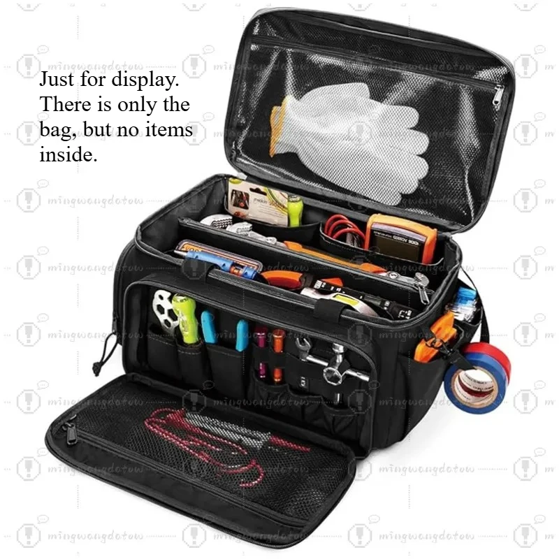 Oxford Cloth Tool Bag, Large Capacity Tactical Storage Bag, Thick Wear-resistant Handbag for Hardware Tools