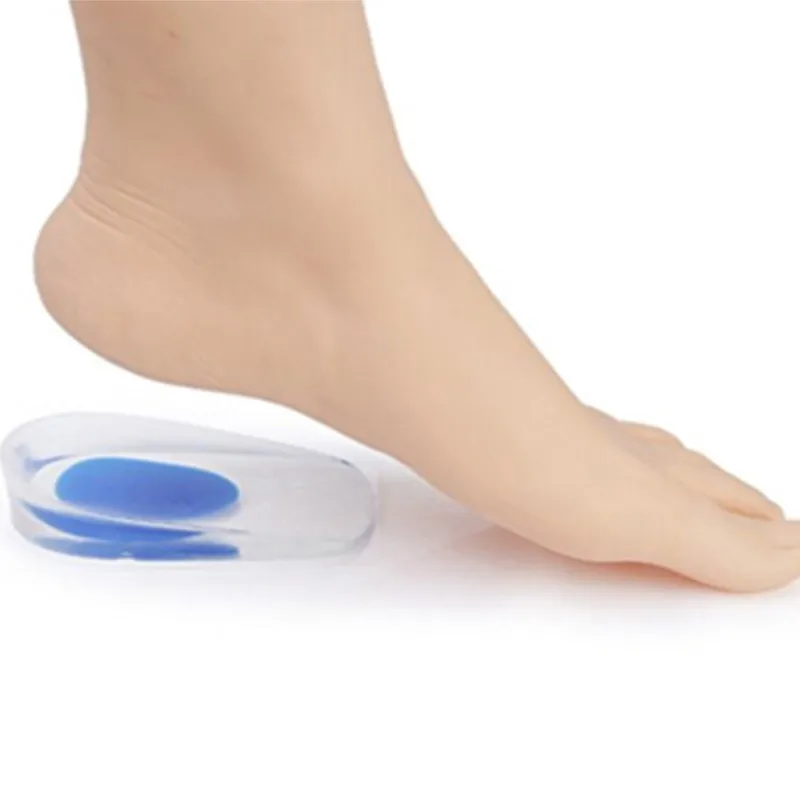 Silicone Gel Insoles Heel Cushion for Feet Soles Relieve Foot Pain Protectors Spur Support Shoes Pad Feet Care Inserts Massager