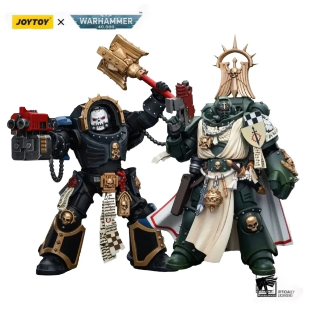 

JOYTOY Warhammer 40K Dark Angel Super Marine 1/18 Action Doll Anime Doll Painting Collection Model Male Ornament Gift