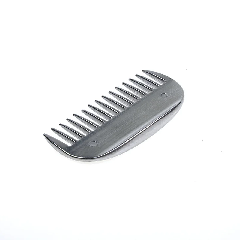 Metal Horse Comb Portable Horse Mane and Tail Comb Horse Grooming Comb Livestock Comb for Cleaning Horse Hair