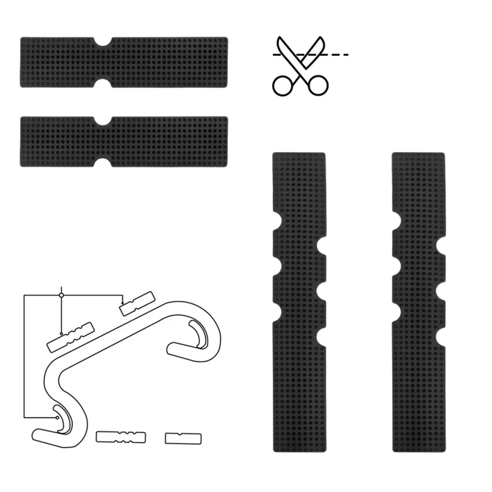 ロードバイク用耐衝撃テープ,フレキシブルハンドルバー,シリカゲル,200mm, 145mm x 35mm x 2.5mm