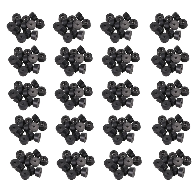 Furniture Non-Slip Tapered Rubber Feet Washer 22Mm X 10Mm 240 Pcs