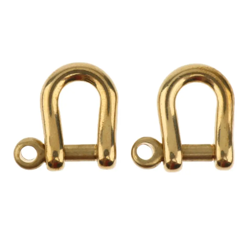 Set of 2pcs Shackle Buckle for Outdoor Rope Paracordaaa Bracelet Travel Accsessories