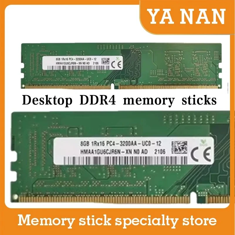 

For SK Hynix HMAA1GU6CJR6N-XN 8G 1RX16 DDR4 PC4-3200AA Desktop Memory