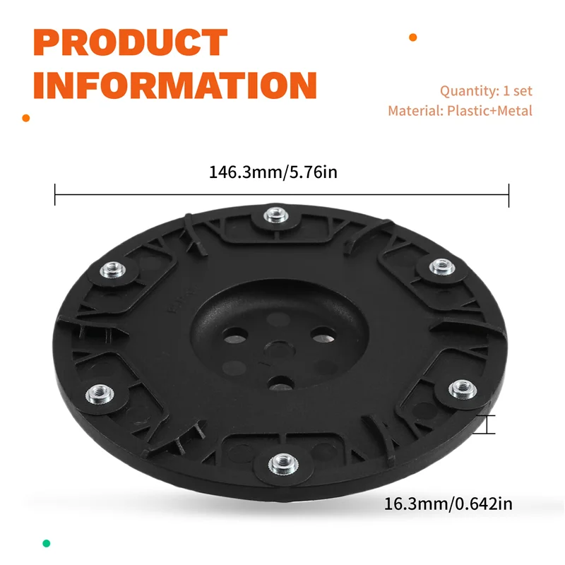 

For Worx Landroid, Landxcape, Kress, Robotic Mowers-Knife Disc Mower Parts RSD-01 Lawn Mower Turntable Cutter Disc